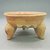  <em>Tripod Bowl</em>, 800-1500. Ceramic, pigment, 2 3/4 x 4 3/4 x 4 3/4 in. (7 x 12.1 x 12.1 cm). Brooklyn Museum, Alfred W. Jenkins Fund, 34.2810. Creative Commons-BY (Photo: Brooklyn Museum, CUR.34.2810_view2.jpg)