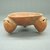  <em>Miniature Tripod Bowl</em>, 100 B.C.E.–500 C.E. Ceramic, red slip, 1 9/16 x 3 1/2 x 3 1/2 in. (4 x 8.9 x 8.9 cm). Brooklyn Museum, Alfred W. Jenkins Fund, 34.3056. Creative Commons-BY (Photo: Brooklyn Museum, CUR.34.3056_view1.jpg)