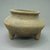  <em>Tripod Jar</em>, 800-1550. Ceramic, pigment, 3 3/8 x 5 x 5 in. (8.6 x 12.7 x 12.7 cm). Brooklyn Museum, Alfred W. Jenkins Fund, 34.3105. Creative Commons-BY (Photo: Brooklyn Museum, CUR.34.3105_view2.jpg)
