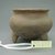  <em>Tripod Bowl</em>, 800-1550. Ceramic, 4 1/2 x 6 x 6 in. (11.4 x 15.2 x 15.2 cm). Brooklyn Museum, Alfred W. Jenkins Fund, 34.3107. Creative Commons-BY (Photo: Brooklyn Museum, CUR.34.3107_view1.jpg)