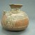  <em>Jar</em>, 800-1500. Ceramic, pigment, 4 5/8 x 5 7/16 x 5 1/4 in. (11.7 x 13.8 x 13.3 cm). Brooklyn Museum, Alfred W. Jenkins Fund, 34.3380. Creative Commons-BY (Photo: Brooklyn Museum, CUR.34.3380_view2.jpg)