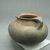  <em>Jar</em>, 800-1500. Ceramic, pigment, 3 1/2 x 5 x 4 3/4 in. (8.9 x 12.7 x 12.1 cm). Brooklyn Museum, Alfred W. Jenkins Fund, 34.3681. Creative Commons-BY (Photo: Brooklyn Museum, CUR.34.3681_view4.jpg)