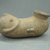  <em>Shoe-Shaped Jar</em>, 1000-1520. Ceramic, 2 1/2 x 2 1/4 x 5 1/4 in. (6.4 x 5.7 x 13.3 cm). Brooklyn Museum, Alfred W. Jenkins Fund, 34.3992. Creative Commons-BY (Photo: Brooklyn Museum, CUR.34.3992_view2.jpg)