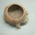  <em>Miniature Bowl</em>, 800-1500. Ceramic, pigment, 1 1/4 x 2 7/8 x 2 7/16 in. (3.2 x 7.3 x 6.2 cm). Brooklyn Museum, Alfred W. Jenkins Fund, 34.4186. Creative Commons-BY (Photo: Brooklyn Museum, CUR.34.4186_view2.jpg)