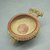  <em>Miniature Tripod Bowl</em>, 100 B.C.E.-500 C.E. Ceramic, red slip, 2 1/2 x 4 1/2 x 3 1/4 in. (6.4 x 11.4 x 8.3 cm). Brooklyn Museum, Alfred W. Jenkins Fund, 34.4359. Creative Commons-BY (Photo: Brooklyn Museum, CUR.34.4359_view2.jpg)