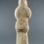  <em>Figure of a Guard</em>. Unglazed white pottery, Other: 11 5/16 in. (28.7 cm). Brooklyn Museum, Brooklyn Museum Collection, 34.5613. Creative Commons-BY (Photo: Brooklyn Museum, CUR.34.5613_back.jpg)