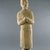  <em>Tomb Figure of an Attendant</em>, 618-906. Earthenware with lead glaze, H: 13 in. (33 cm). Brooklyn Museum, Brooklyn Museum Collection, 34.5672. Creative Commons-BY (Photo: Brooklyn Museum, CUR.34.5672_front.jpg)