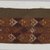 Ica. <em>Tunic, Fragment</em>, 1000-1400. Cotton, camelid fiber, 4 5/16 x 17 15/16 in. (11 x 45.6 cm). Brooklyn Museum, George C. Brackett Fund, 34.568. Creative Commons-BY (Photo: Brooklyn Museum, CUR.34.568.jpg)
