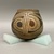 Pueblo (unidentified). <em>Jar</em>, 17th century. Pottery, galena, lead ore, 6 1/8 × 6 1/2 × 6 1/2 in. (15.6 × 16.5 × 16.5 cm). Brooklyn Museum, Brooklyn Museum Collection, 34.620. Creative Commons-BY (Photo: Brooklyn Museum, CUR.34.620_view02.jpg)