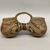 Pueblo (unidentified). <em>Double Jar with One Strap Handle</em>, 17th century. Pottery, galena, lead ore, 4 1/2 × 9 × 3 1/2 in. (11.4 × 22.9 × 8.9 cm). Brooklyn Museum, Brooklyn Museum Collection, 34.633. Creative Commons-BY (Photo: Brooklyn Museum, CUR.34.633_view01.jpg)