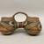 Pueblo (unidentified). <em>Double Jar with One Strap Handle</em>, 17th century. Pottery, galena, lead ore, 4 1/2 × 9 × 3 1/2 in. (11.4 × 22.9 × 8.9 cm). Brooklyn Museum, Brooklyn Museum Collection, 34.633. Creative Commons-BY (Photo: Brooklyn Museum, CUR.34.633_view02.jpg)
