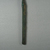 Greek. <em>Chisel</em>, 6th century B.C.E. Bronze, 2 7/16 in. (6.2 cm). Brooklyn Museum, Charles Edwin Wilbour Fund, 34.712. Creative Commons-BY (Photo: Brooklyn Museum, CUR.34.712_view01.jpg)