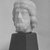  <em>Head of Asklepios</em>, 4th century B.C.E. Marble, 1 3/4 × 1 7/16 × 1 1/2 in. (4.5 × 3.6 × 3.8 cm). Brooklyn Museum, Charles Edwin Wilbour Fund, 34.713. Creative Commons-BY (Photo: Brooklyn Museum, CUR.34.713_print_bw.jpg)