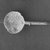  <em>Spoon</em>, 4th century B.C.E. Bone, Diam. 1 x 2 1/16 in. (2.5 x 5.2 cm). Brooklyn Museum, Charles Edwin Wilbour Fund, 34.716. Creative Commons-BY (Photo: Brooklyn Museum, CUR.34.716_print_cropped_bw.jpg)