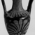 Attic. <em>Miniature Red-Figure Loutrophoros</em>, early 4th century B.C.E. Clay, slip, 2 3/4 x Diam. 1 1/4 in. (7 x 3.2 cm). Brooklyn Museum, Charles Edwin Wilbour Fund, 34.721. Creative Commons-BY (Photo: , CUR.34.721_NegID_04.45GRPA_print_cropped_bw.jpg)