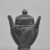 Attic. <em>Miniature Red-Figure Lebes Gamikos with Lid</em>, early 4th century B.C.E. Clay, slip, 1 3/8 x Diam. without handles 1 5/16 in. (3.5 x 3.4 cm). Brooklyn Museum, Charles Edwin Wilbour Fund, 34.722a-b. Creative Commons-BY (Photo: Brooklyn Museum, CUR.34.722a-b_print_cropped_bw.jpg)