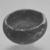 Attic. <em>Miniature Bowl</em>, early 4th century B.C.E. Clay, slip, 1/2 x Diam. 15/16 in. (1.2 x 2.4 cm). Brooklyn Museum, Charles Edwin Wilbour Fund, 34.725. Creative Commons-BY (Photo: Brooklyn Museum, CUR.34.725_print_cropped_bw.jpg)