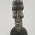 Rapanui. <em>Standing Male Figure (Moai Kavakava)</em>. Wood, bead or shell, 15 1/2 x 3 1/4 x 2 1/4 in. (39.4 x 8.3 x 5.7 cm). Brooklyn Museum, George C. Brackett Fund, 34.998. Creative Commons-BY (Photo: Brooklyn Museum, CUR.34.998_detail.jpg)