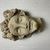 Roman. <em>Head</em>, 4th century C.E. Marble, 4 7/16 × 3 9/16 × 2 3/16 in. (11.3 × 9.1 × 5.5 cm). Brooklyn Museum, Brooklyn Museum Collection, 35.1023. Creative Commons-BY (Photo: Brooklyn Museum, CUR.35.1023_view01.jpg)
