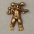  <em>Pendant in Form of Human Figure</em>. Gold, 1 5/8 × 1 1/4 × 1/4 in. (4.1 × 3.2 × 0.6 cm). Brooklyn Museum, Alfred W. Jenkins Fund, 35.112. Creative Commons-BY (Photo: Brooklyn Museum, CUR.35.112_overall.jpg)