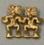  <em>Pendant with Two Human Figures</em>. Gold, 1 7/16 × 1 3/4 × 1/2 in. (3.7 × 4.4 × 1.3 cm). Brooklyn Museum, Alfred W. Jenkins Fund, 35.122. Creative Commons-BY (Photo: Brooklyn Museum, CUR.35.122_back.jpg)