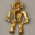  <em>Pendant in the Form of a Human Figure</em>. Gold, 1 11/16 × 1 1/8 × 5/16 in. (4.3 × 2.9 × 0.8 cm). Brooklyn Museum, Alfred W. Jenkins Fund, 35.125. Creative Commons-BY (Photo: Brooklyn Museum, CUR.35.125_back.jpg)
