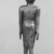  <em>Early Metal Statuette</em>, ca. 1938-1759 B.C.E. Copper, 5 11/16 × 1 9/16 in. (14.4 × 4 cm). Brooklyn Museum, Charles Edwin Wilbour Fund, 35.1274. Creative Commons-BY (Photo: Brooklyn Museum, CUR.35.1274_NegC_print_bw.jpg)