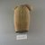  <em>Fragment of Ushabti</em>, ca. 1352-1336 B.C.E. Pink quartzite, 4 7/16 x 3 5/8 x 2 3/8 in. (11.3 x 9.2 x 6 cm). Brooklyn Museum, Charles Edwin Wilbour Fund, 35.1874. Creative Commons-BY (Photo: Brooklyn Museum, CUR.35.1874_view1.jpg)