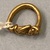  <em>Ring</em>. Gold, 5/8 × 1/4 × 5/8 in. (1.6 × 0.6 × 1.6 cm). Brooklyn Museum, Alfred W. Jenkins Fund, 35.231. Creative Commons-BY (Photo: Brooklyn Museum, CUR.35.231_overall.jpg)