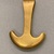 Calima. <em>Tweezer</em>, 1-700. Gold, 2 7/16 × 1 3/4 × 1/2 in. (6.2 × 4.4 × 1.3 cm). Brooklyn Museum, Alfred W. Jenkins Fund, 35.505. Creative Commons-BY (Photo: Brooklyn Museum, CUR.35.505.jpg)