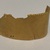  <em>Headband Fragment</em>. Gold, 2 × 4 1/8 in. (5.1 × 10.5 cm). Brooklyn Museum, Alfred W. Jenkins Fund, 35.514. Creative Commons-BY (Photo: Brooklyn Museum, CUR.35.514_overall.jpg)