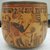 Maya. <em>Jar</em>, 550-950. Ceramic, pigment, 5 1/4 x 6 x 6 in. (13.3 x 15.2 x 15.2 cm). Brooklyn Museum, A. Augustus Healy Fund, 35.654. Creative Commons-BY (Photo: Brooklyn Museum, CUR.35.654_view1.jpg)