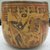 Maya. <em>Jar</em>, 550-950. Ceramic, pigment, 5 1/4 x 6 x 6 in. (13.3 x 15.2 x 15.2 cm). Brooklyn Museum, A. Augustus Healy Fund, 35.654. Creative Commons-BY (Photo: Brooklyn Museum, CUR.35.654_view2.jpg)