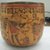 Maya. <em>Jar</em>, 550-950. Ceramic, pigment, 5 1/4 x 6 x 6 in. (13.3 x 15.2 x 15.2 cm). Brooklyn Museum, A. Augustus Healy Fund, 35.654. Creative Commons-BY (Photo: Brooklyn Museum, CUR.35.654_view3.jpg)