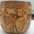 Maya. <em>Jar</em>, 550-950. Ceramic, pigment, 5 1/4 x 6 x 6 in. (13.3 x 15.2 x 15.2 cm). Brooklyn Museum, A. Augustus Healy Fund, 35.654. Creative Commons-BY (Photo: Brooklyn Museum, CUR.35.654_view4.jpg)