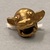  <em>Bell Pendant in Form of Animal Head</em>. Gold, 1 1/8 × 3/4 × 1 in. (2.9 × 1.9 × 2.5 cm). Brooklyn Museum, Alfred W. Jenkins Fund, 35.71. Creative Commons-BY (Photo: Brooklyn Museum, CUR.35.71_overall.jpg)