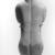 Keros-Syros. <em>Folded-Arm Female Figurine</em>, ca. 3100-3000 B.C.E. Marble, 11 9/16 x 3 3/8 x 1 1/4 in. (29.3 x 8.5 x 3.2 cm). Brooklyn Museum, Charles Edwin Wilbour Fund, 35.733. Creative Commons-BY (Photo: Brooklyn Museum, CUR.35.733_NegC_print_bw.jpg)