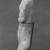 Keros-Syros. <em>Folded-Arm Female Figurine</em>, ca. 3100-3000 B.C.E. Marble, 11 9/16 x 3 3/8 x 1 1/4 in. (29.3 x 8.5 x 3.2 cm). Brooklyn Museum, Charles Edwin Wilbour Fund, 35.733. Creative Commons-BY (Photo: Brooklyn Museum, CUR.35.733_view2_print_bw.jpg)