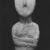 Keros-Syros. <em>Folded-Arm Female Figurine</em>, ca. 3100-3000 B.C.E. Marble, 4 1/8 x 1 5/16 in. (10.4 x 3.3 cm). Brooklyn Museum, Charles Edwin Wilbour Fund, 35.734. Creative Commons-BY (Photo: Brooklyn Museum, CUR.35.734_view1_print_bw.jpg)