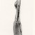 Mycenaean. <em>Female Figure</em>, ca. 1330-1190 B.C.E. Clay, pigment, 5 7/8 x 2 5/16 x 1 3/8 in. (14.9 x 5.9 x 3.5 cm). Brooklyn Museum, Charles Edwin Wilbour Fund, 35.745. Creative Commons-BY (Photo: Brooklyn Museum, CUR.35.745_left_side_negB_print_bw.jpg)
