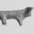 Greek. <em>Bull</em>, ca. 2650-2200 B.C.E. Bronze, 1 1/16 x 1 7/8 in. (2.7 x 4.8 cm). Brooklyn Museum, Charles Edwin Wilbour Fund, 35.754. Creative Commons-BY (Photo: , CUR.35.754_NegD_print_bw.jpg)