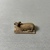  <em>Ram</em>, 8th century B.C.E. Bone, 9/16 × 5/8 × 1 3/8 in. (1.5 × 1.6 × 3.5 cm). Brooklyn Museum, Charles Edwin Wilbour Fund, 35.756. Creative Commons-BY (Photo: Brooklyn Museum, CUR.35.756_view01.jpg)