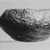  <em>Bowl</em>, ca. 2500 B.C.E. Marble or steatite, 1 3/16 x Diam. 2 5/16 in. (3 x 5.9 cm). Brooklyn Museum, Charles Edwin Wilbour Fund, 35.760. Creative Commons-BY (Photo: Brooklyn Museum, CUR.35.760_NegA_print_bw.jpg)