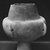 Grotta-Pelos. <em>Water Cooler</em>, ca. 2650-2250 B.C.E. Marble, 8 3/4 x Greatest diam.  8 3/8 in. (22.2 x 21.3 cm). Brooklyn Museum, Charles Edwin Wilbour Fund, 35.761. Creative Commons-BY (Photo: Brooklyn Museum, CUR.35.761_print_bw.jpg)