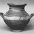 Mycenaean. <em>Vase</em>, ca.1200 B.C.E. Clay, pigment, 3 3/4 x Diameter 3 5/8 in. (9.5 x 9.2 cm). Brooklyn Museum, Charles Edwin Wilbour Fund, 35.768. Creative Commons-BY (Photo: Brooklyn Museum, CUR.35.768_print_bw.jpg)
