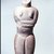 Keros-Syros. <em>Folded-Arm Female Figurine</em>, ca. 2650-2250 B.C.E. Marble, 18 1/4 x 5 7/8 x 2 1/2 in. (46.4 x 15 x 6.3 cm). Brooklyn Museum, Charles Edwin Wilbour Fund, 35.812. Creative Commons-BY (Photo: Brooklyn Museum, CUR.35.812.jpg)