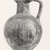 Cypriot. <em>Oinochoe</em>, 950-850 B.C.E. Terracotta, slip, 4 × Diam. 2 13/16 in. (10.2 × 7.1 cm). Brooklyn Museum, Brooklyn Museum Collection, 35.824. Creative Commons-BY (Photo: Brooklyn Museum, CUR.35.824_print_NegA_bw.jpg)