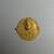 Byzantine. <em>Impressed face</em>, 350 C.E. Gold, 1 15/16 x 1/4 x 2 in. (5 x 0.6 x 5.1 cm). Brooklyn Museum, Frank L. Babbott Fund and Henry L. Batterman Fund, 36.159a. Creative Commons-BY (Photo: Brooklyn Museum, CUR.36.159d_view01.jpg)