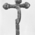 Byzantine. <em>Fibula</em>, late 3rd or 4th century C.E. Bronze, gold, 2 9/16 x 3 3/4 in. (6.5 x 9.5 cm). Brooklyn Museum, Frank L. Babbott Fund and Henry L. Batterman Fund, 36.160.1. Creative Commons-BY (Photo: , CUR.36.160a_NoNeg_print_bw.jpg)