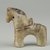 Coptic. <em>Horse</em>, 5th-6th century C.E. Terracotta, pigment, 5 x 5 1/8 in. (12.7 x 13 cm). Brooklyn Museum, Frank L. Babbott Fund and Henry L. Batterman Fund, 36.169. Creative Commons-BY (Photo: Brooklyn Museum (in collaboration with Index of Christian Art, Princeton University), CUR.36.169_view3_ICA.jpg)